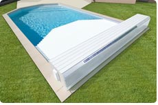 Serranda piscina automatica ad energia solare Banc Solar Energy