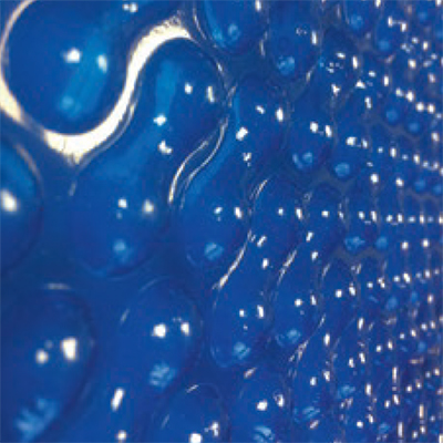 Copertura a bolle blu/blu 500 micron 