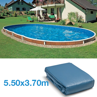 Liner per piscina fuori terra ovale 5.50m x 3.70m