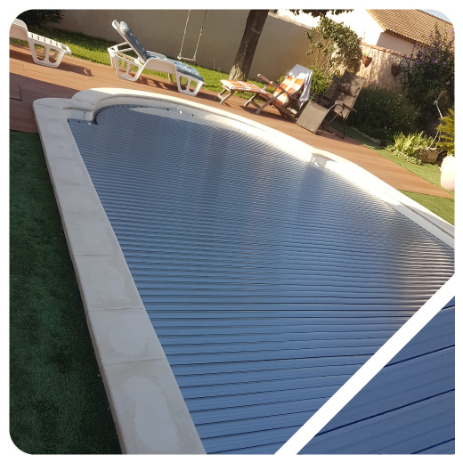 Water Warden Copertura Di Sicurezza Invernale Per Piscina Interrata A Maglia, Rettangolare 12x24 Piedi, Colore Blu, Con Accessori Di Fissaggio