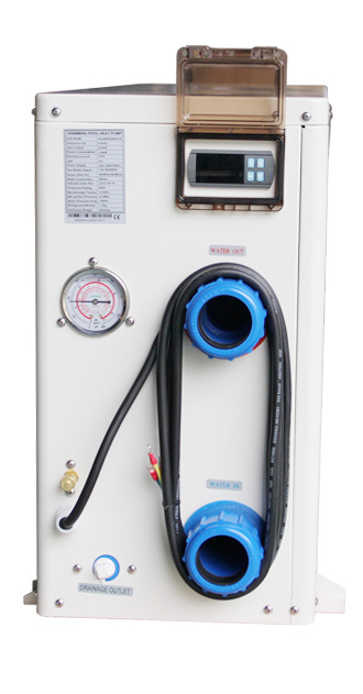 Pompe di calore CALIENTE EASY vista di lato Pompe di calore CALIENTE EASY vista di lato