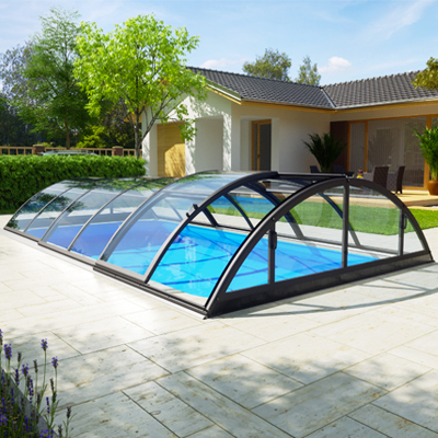 Copertura telescopica per piscina SILHOUETTE QUARTZ