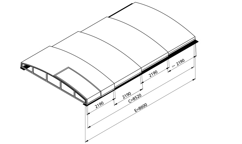 Dimensioni copertura Mirage XL