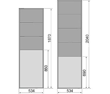 Dimensioni della parete decorativa