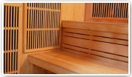 Interno della sauna Luxe