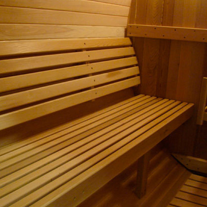 Panca interna della sauna