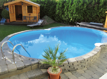 Piscina a forma di 8