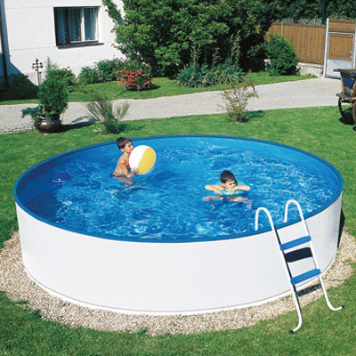 Piscina fuori terra AZURO BASIC tonda