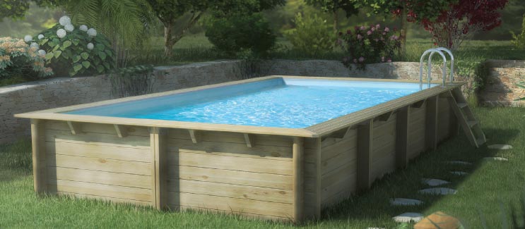 Piscina in legno Weva