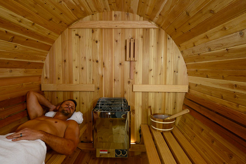 Relax in sauna