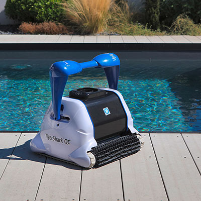 Robot pulitore da piscina elettrico Tiger Shark Quick Clean