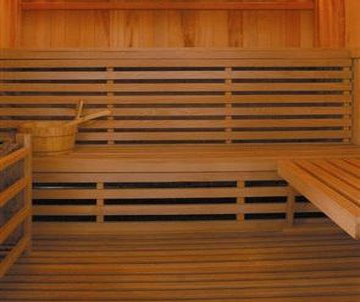 Interno della sauna Didone