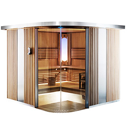 Cabine saune a vapore ed infrarossi, generatori di vapore per hammam