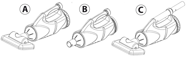 Differenti utilizzi per aspiratore