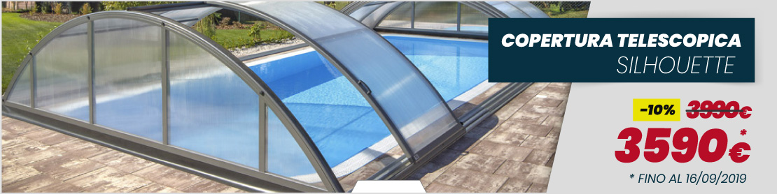 Copertura telescopica da piscina SILHOUETTE