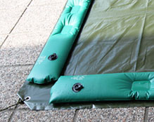 Copertura invernale con salsicciotti Poolcover